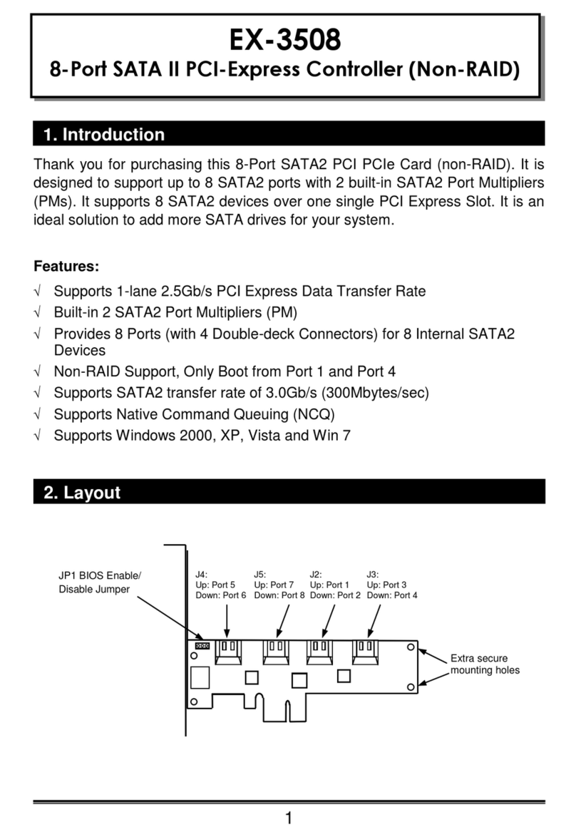 Exsys EX-3508 User manual