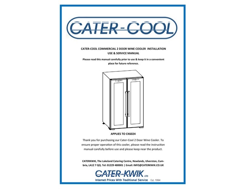 CaterKwik CATER-COOL CK6024 User manual