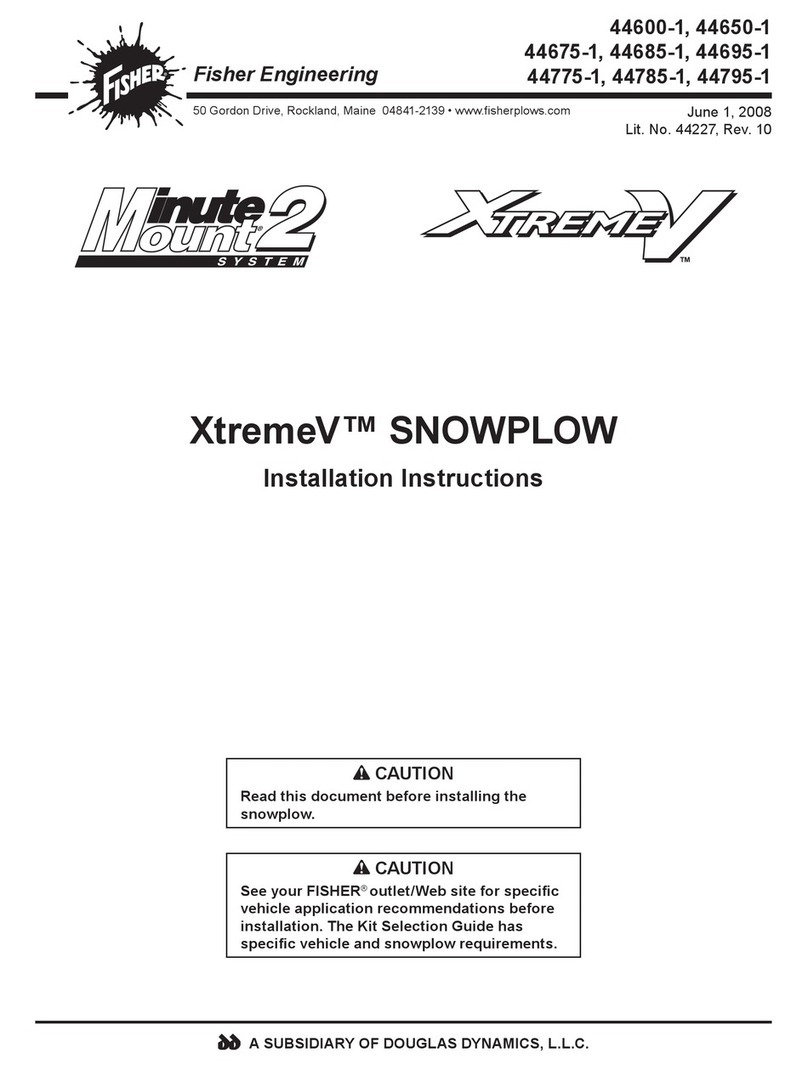Fisher Xtreme V 44600-1 installation instructions