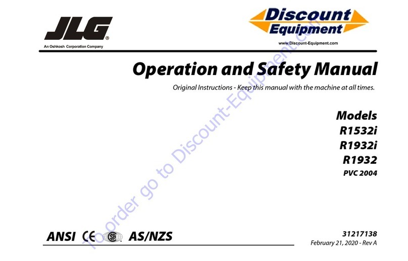 JLG R1532i Use and care manual