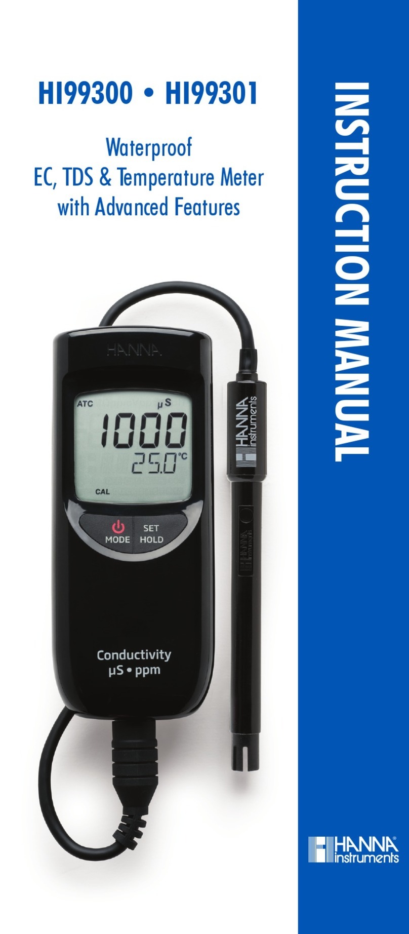 Hanna Instruments HI 99300 User manual