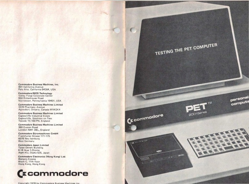 Commodore PET 2001 Series Testing Guide