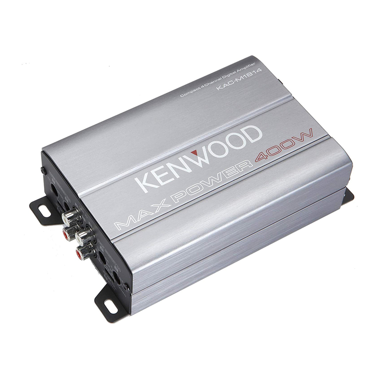 Kenwood KAC-M1814 User manual