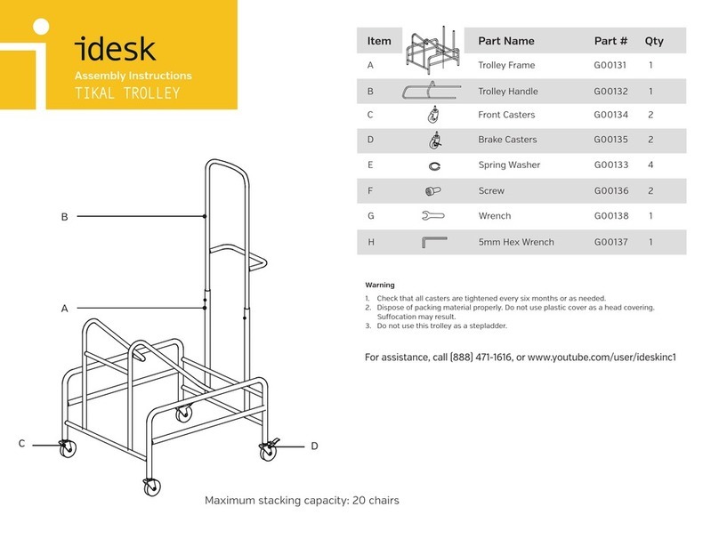 idesk TIKAL Assembly instructions