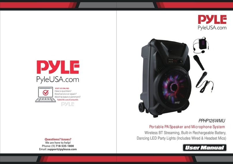 Pyle PPHP126WMU user manual