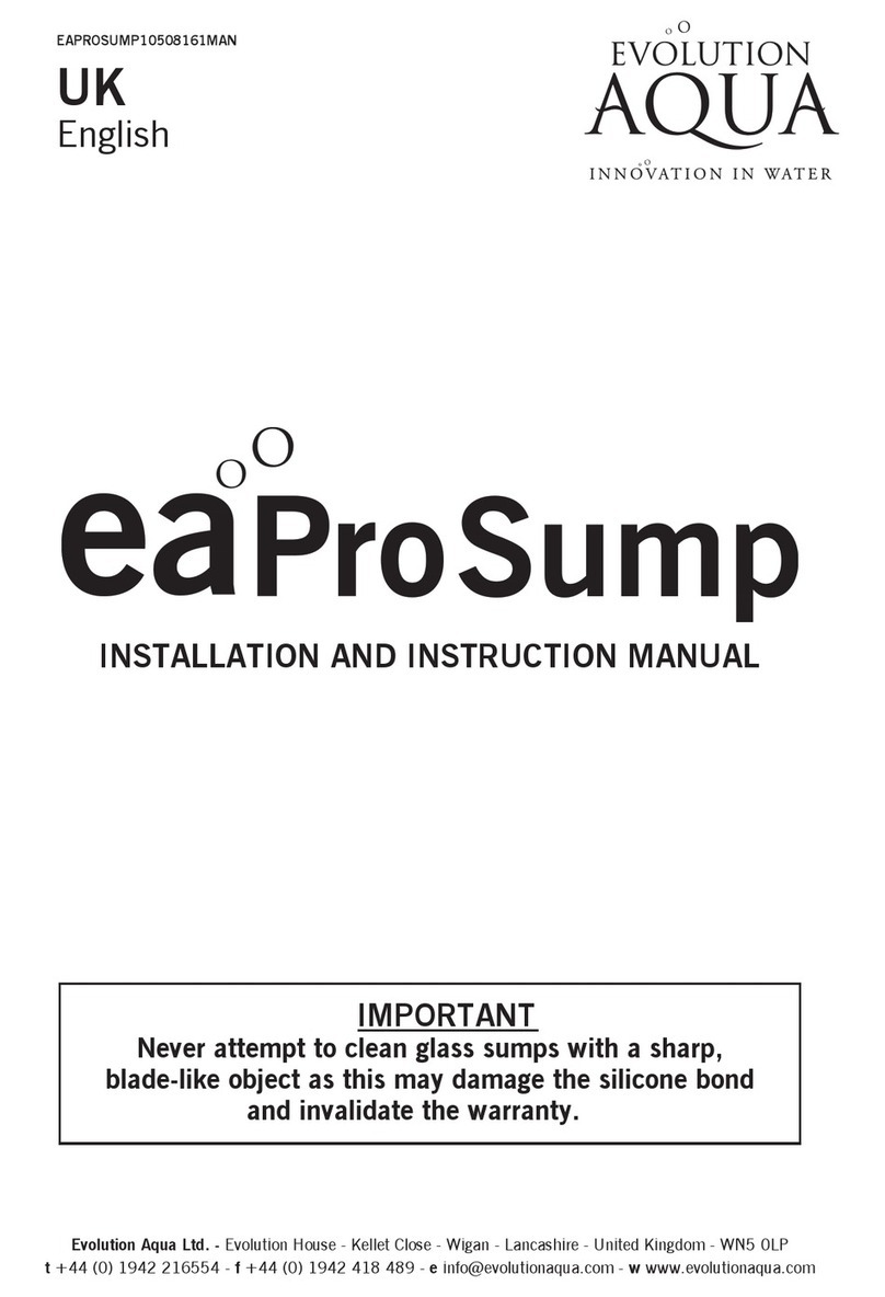Evolution Aqua eaProSump Series Installation and instruction manual