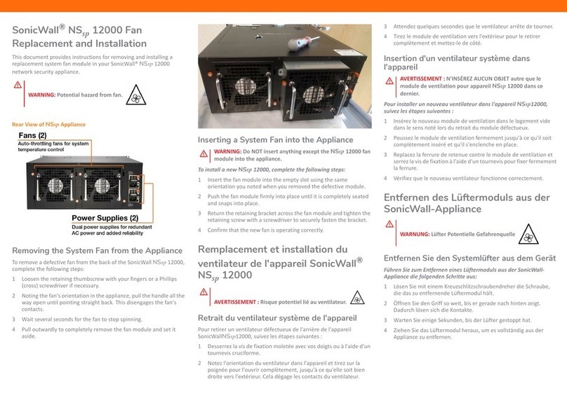 SonicWALL NSsp 12000 installation guide