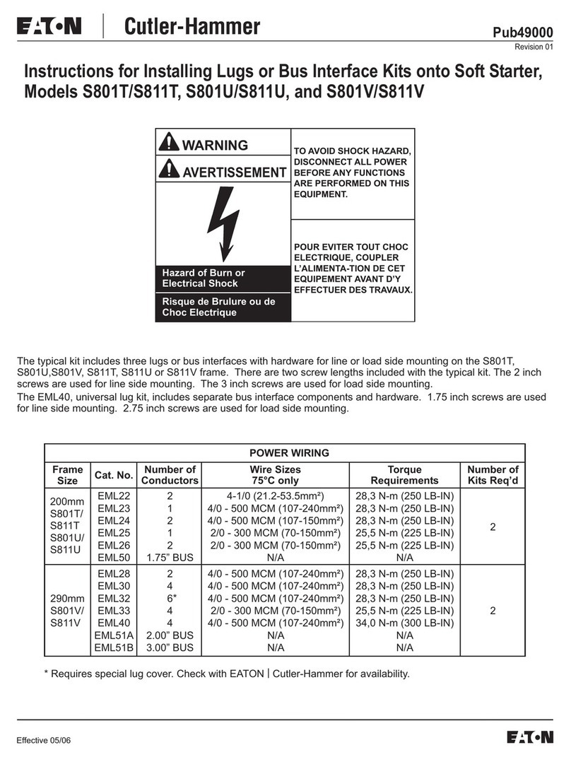 Eaton S801T Instruction Manual