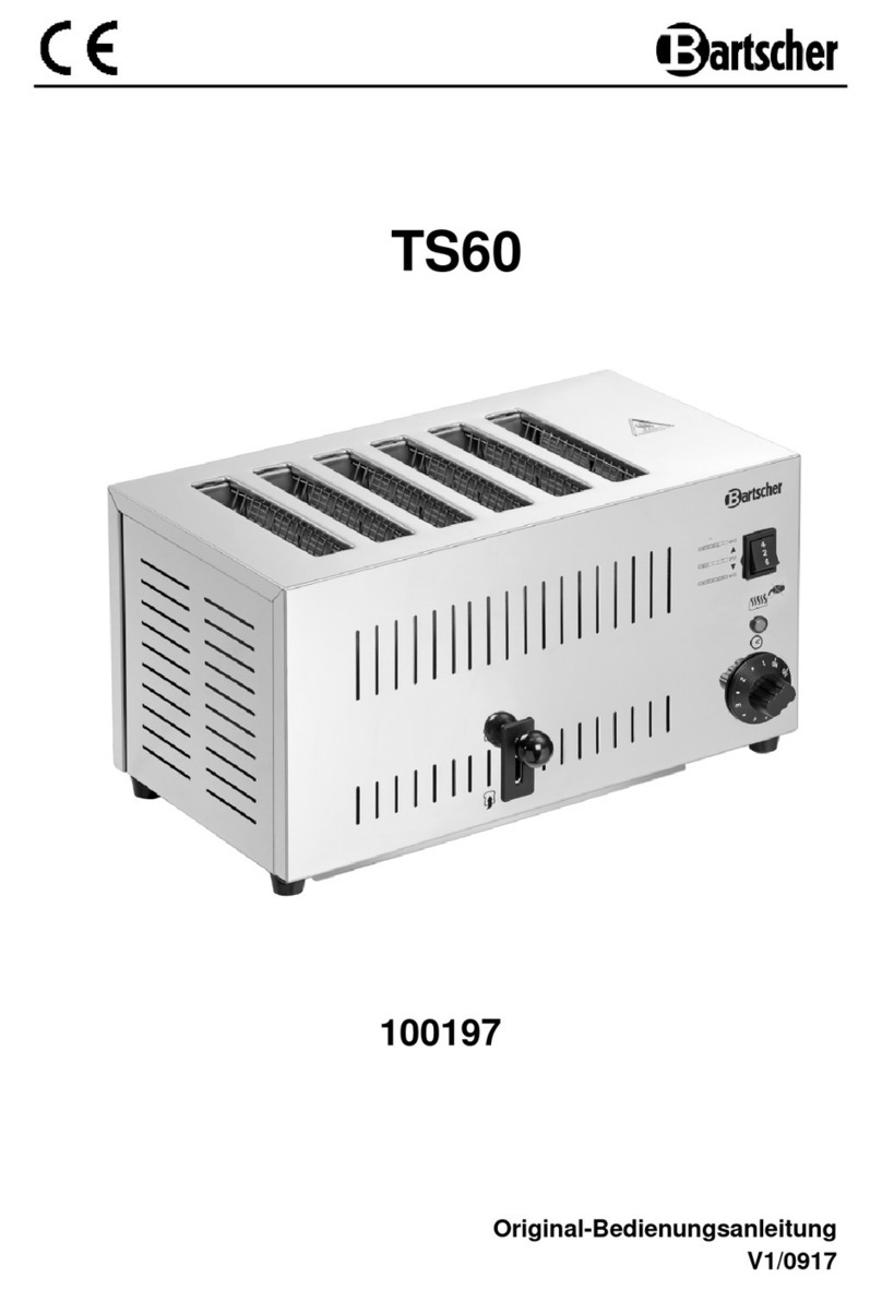 Bartscher TS60 User manual