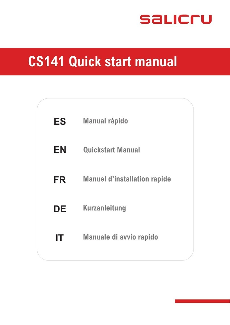 Salicru CS141 Quick start manual