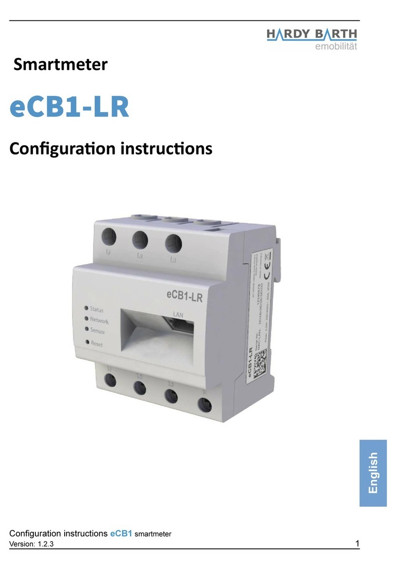 Hardy Barth eCB1-LR Configuration instructions