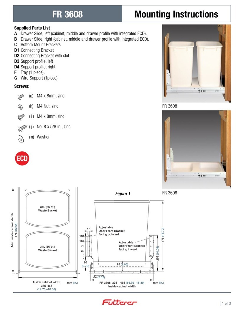 Fulterer FR 3608 Mounting instructions Fulterer FR 3608 Mounting instructions