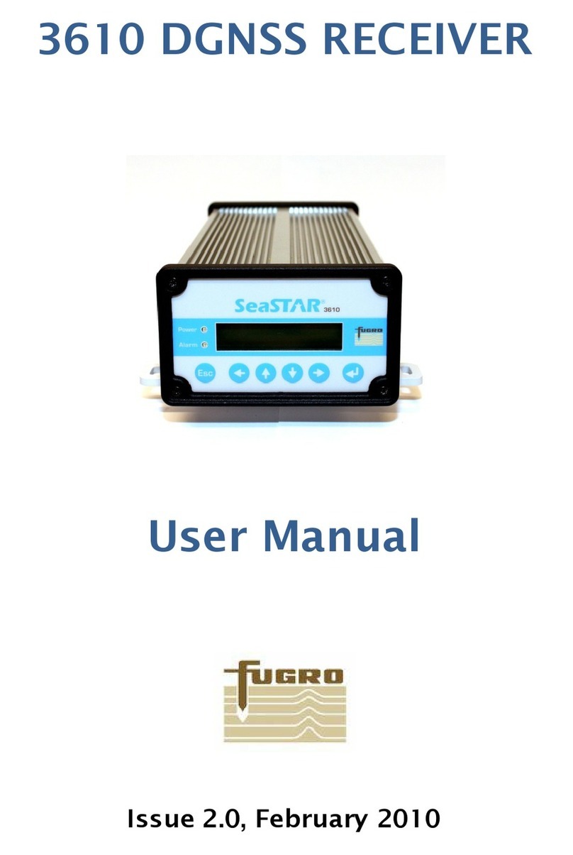 Fugro 3610 User manual