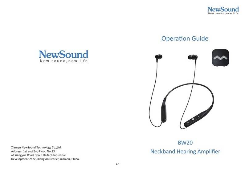 NewSound BW20 Operation guide