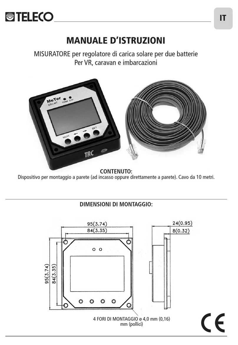 Teleco TRC METER instruction manual