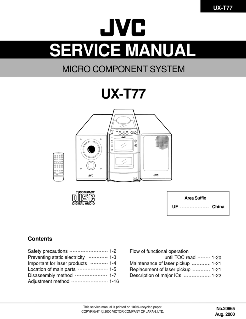 JVC UX-T77 User manual