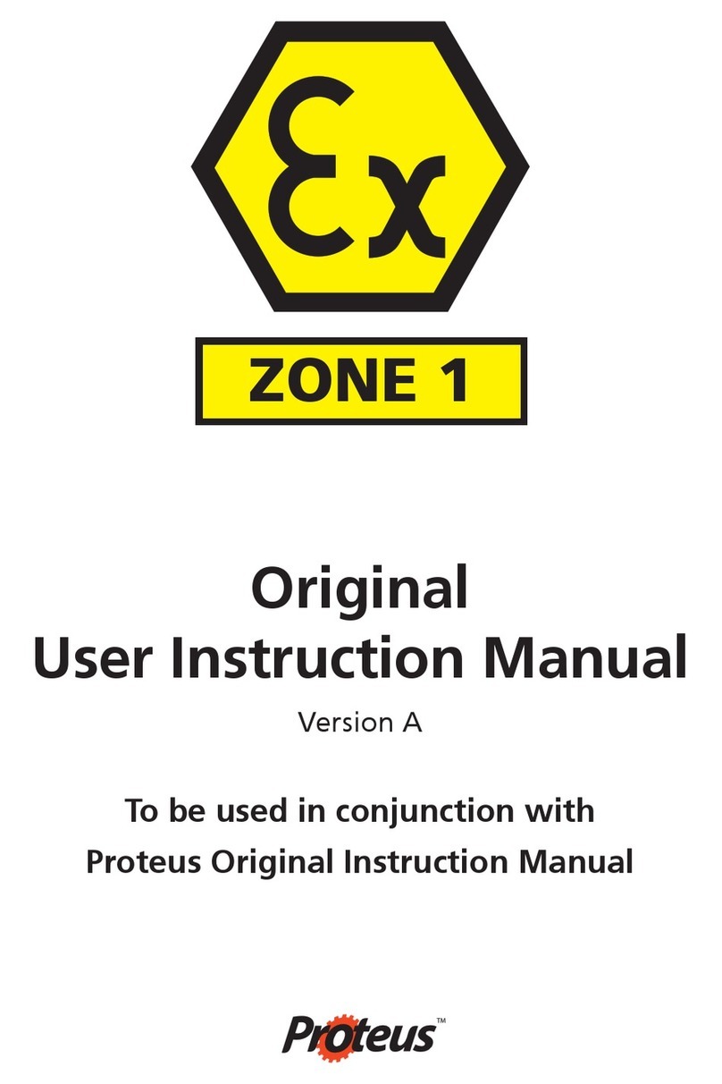 Proteus ATEX Zone 1 Original User Instruction Manual