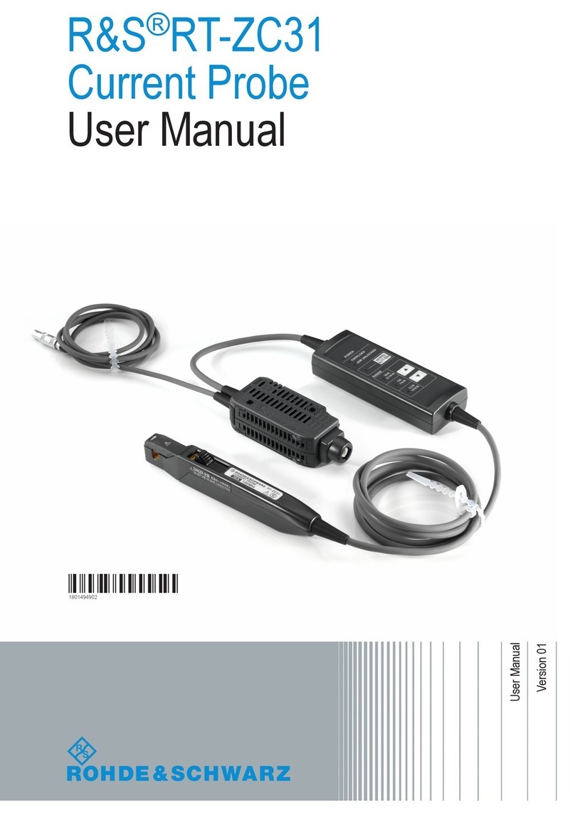 R&S RT-ZC31 user manual