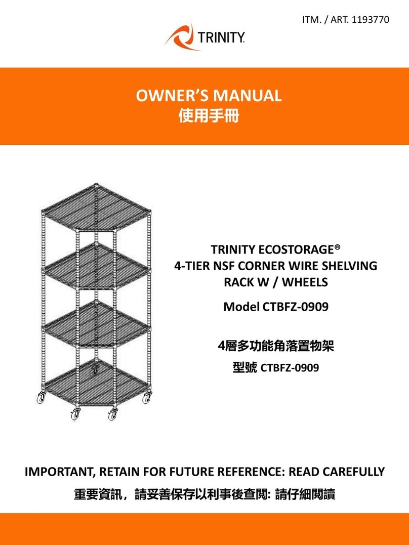 Trinity ECOSTORAGE CTBFZ-0909 User manual Trinity ECOSTORAGE CTBFZ-0909 User manual