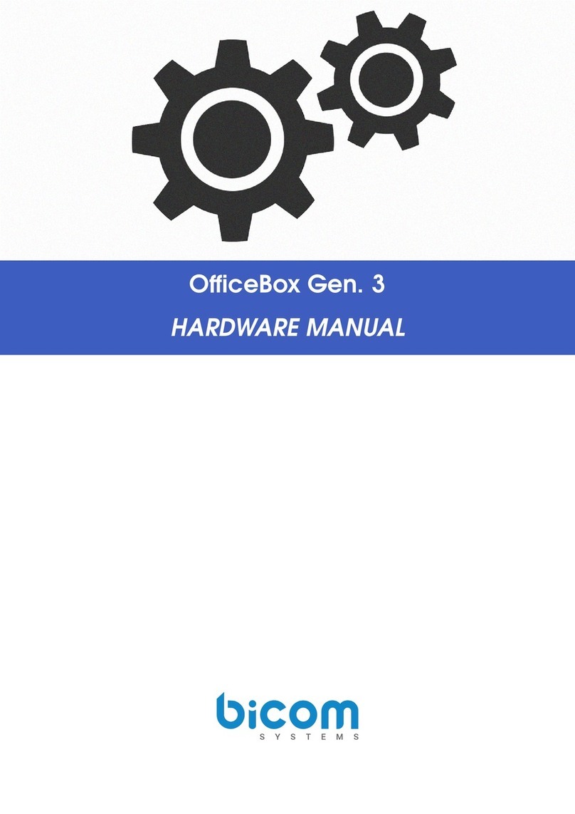 Bicom Systems OfficeBox Gen. 3 Hardware manual
