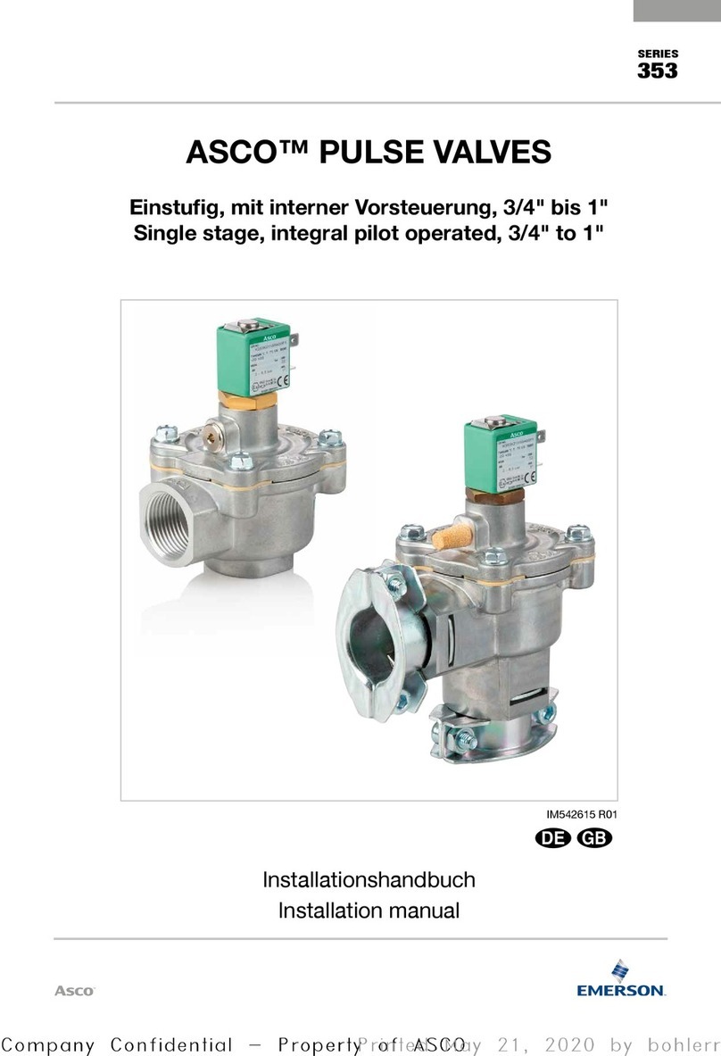 Emerson ASCO 353 Series installation manual