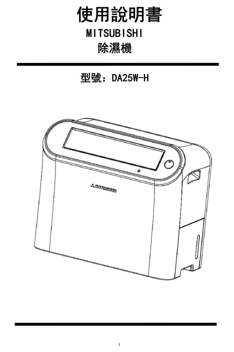 Mitsubishi DA25W-H user manual