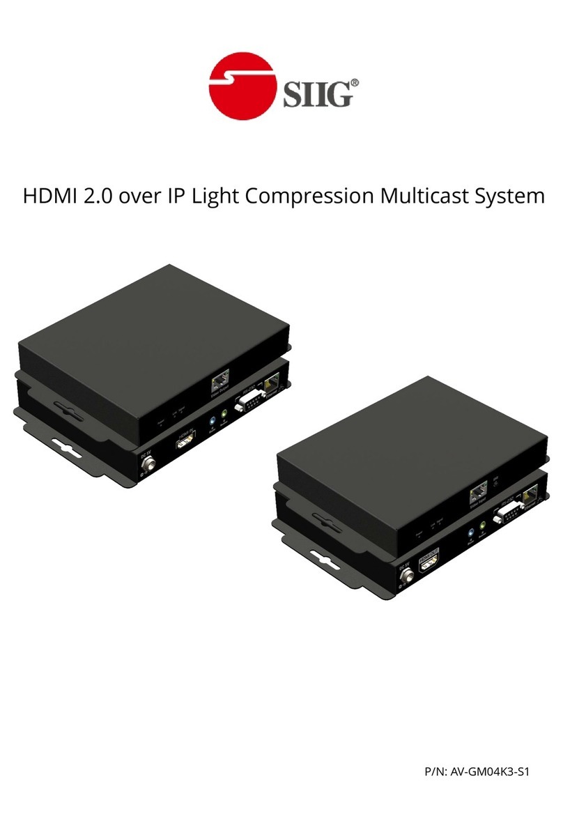 SIIG AV-GM04K3-S1 user manual