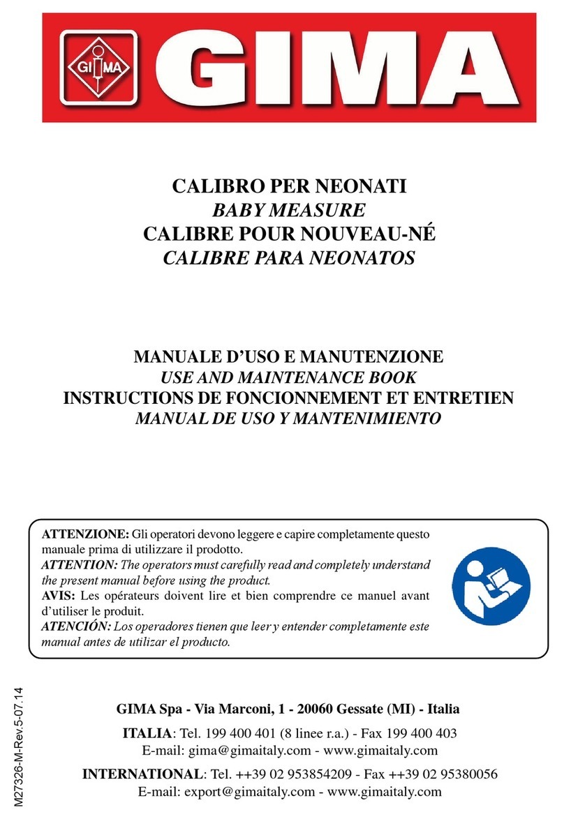 Gima 27326 Use and maintenance book