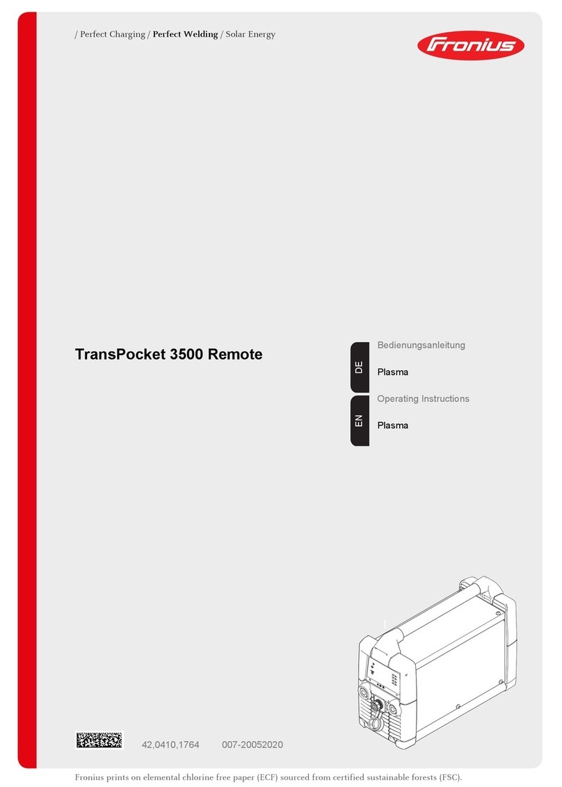 FRO­NIUS TransPocket 3500 CC Remote User manual