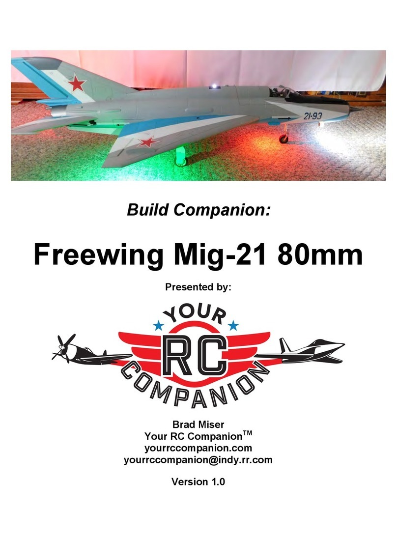 Your RC Companion Freewing Mig-21 80mm Build instructions Your RC Companion Freewing Mig-21 80mm Build instructions
