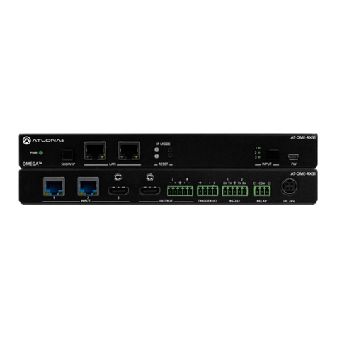 Panduit Atlona AT-OME-RX31 manual