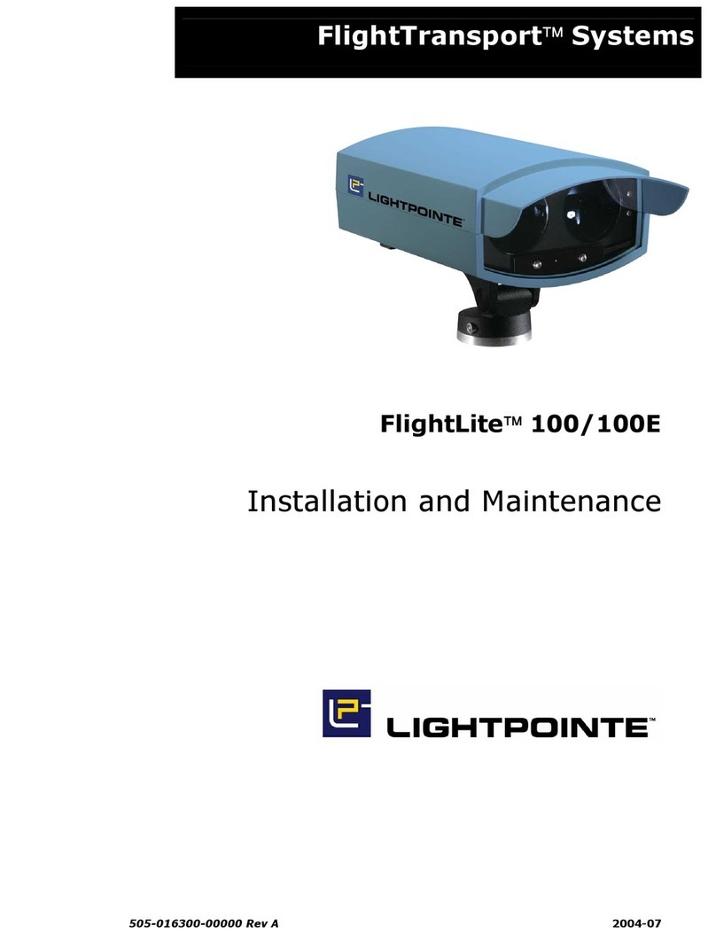 LightPointe FlightLite 100 Installation and Maintenance