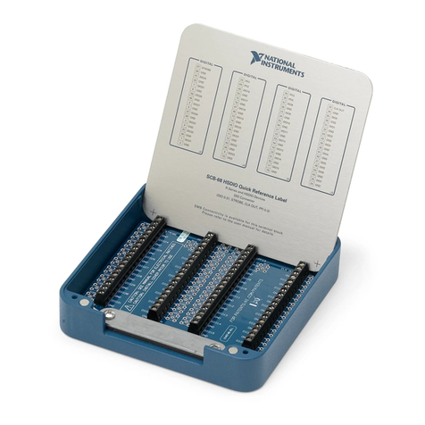 National Instruments NI SCB-68 HSDIO Instruction Manual