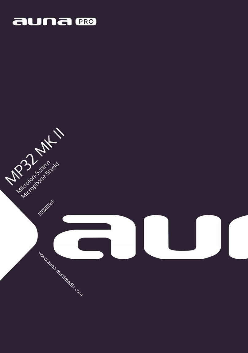 auna PRO MP32 MK II User manual