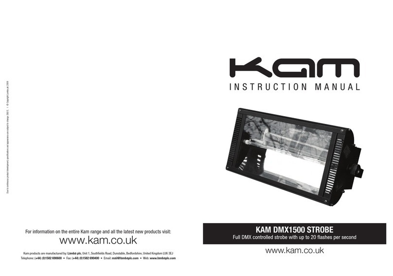 KAM DMX1500 instruction manual KAM DMX1500 instruction manual