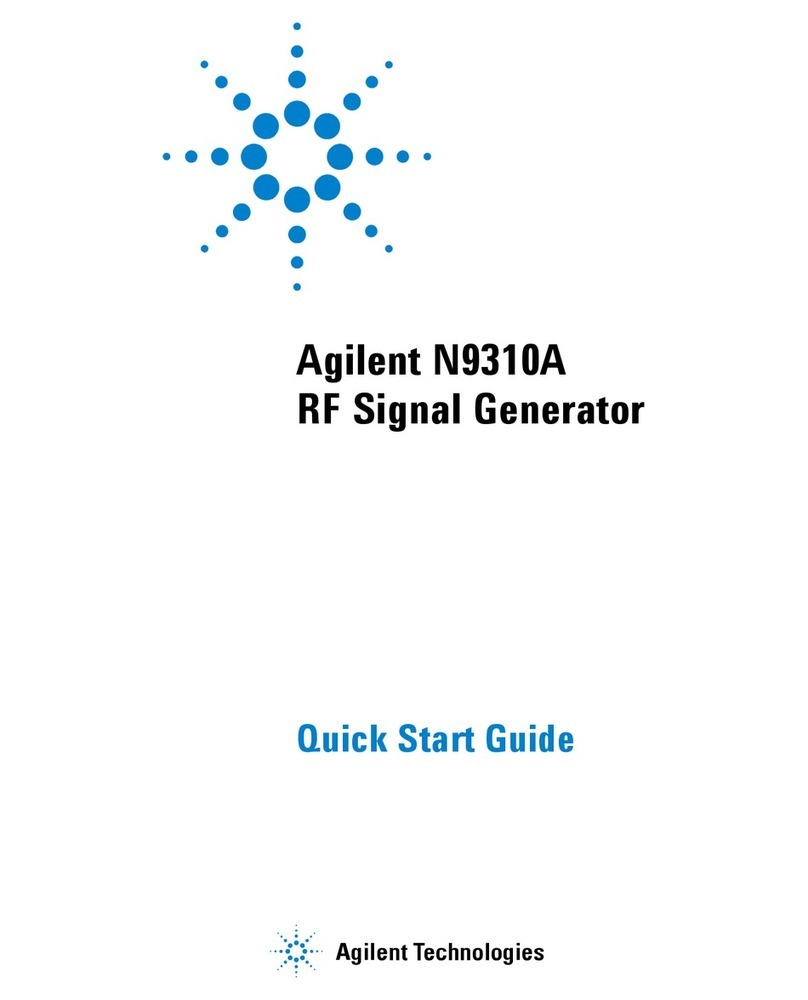 Agilent Technologies Keysight N9310A User manual