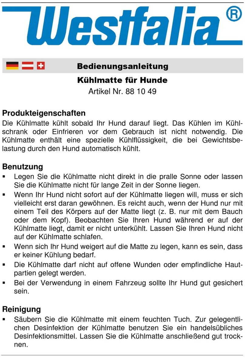 Westfalia 88 10 49 instruction manual