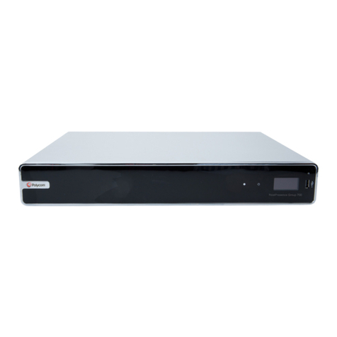 Polycom RealPresence Group 700 system User manual Polycom RealPresence Group 700 system User manual