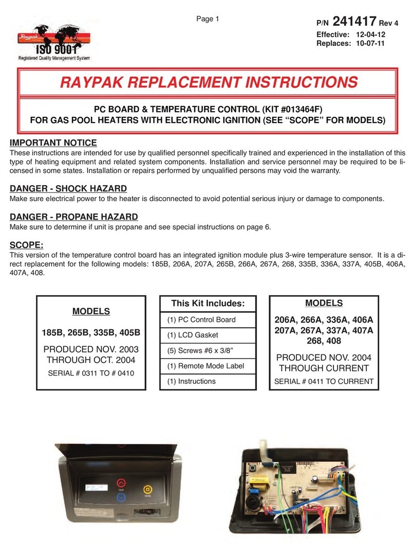 Raypak 013464F Guide