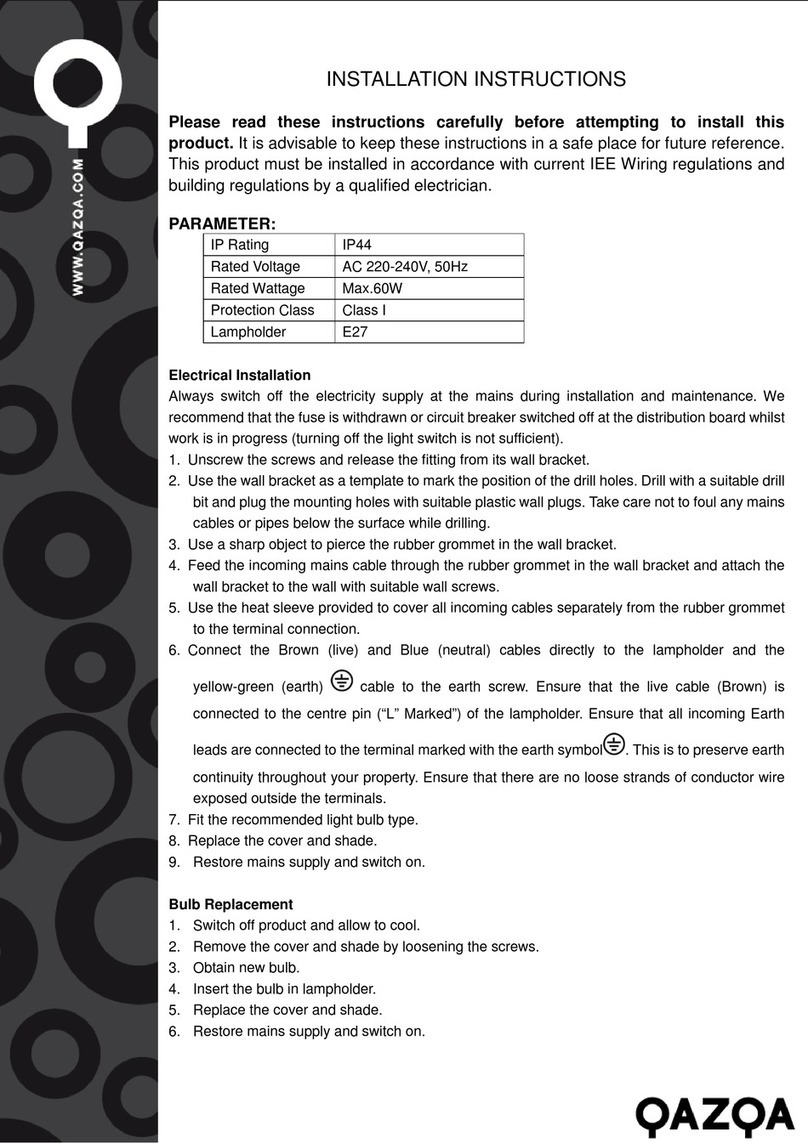 Qazqa 45827 User manual Qazqa 45827 User manual