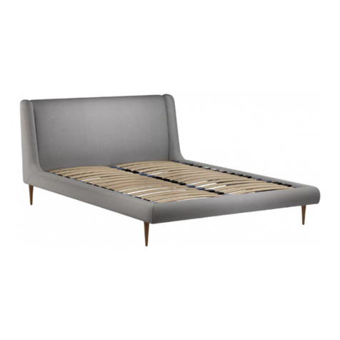John Lewis Midcentury Sweep Bed User manual