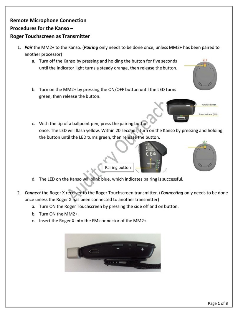 Cochlear MM2+ User manual