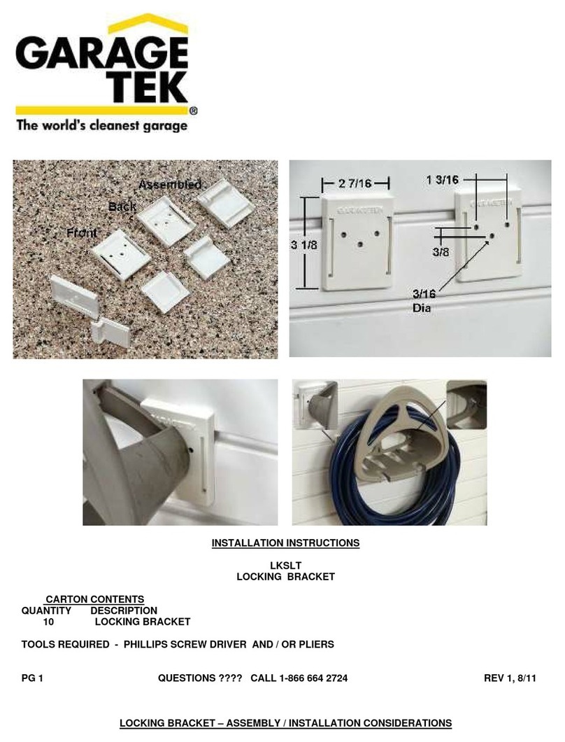 Garage Tek LKSLT installation instructions