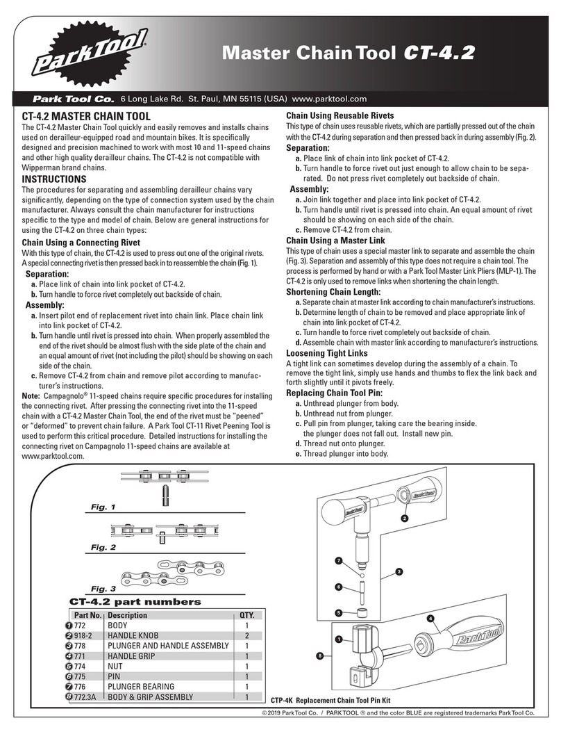parktool CT-4.2 instructions