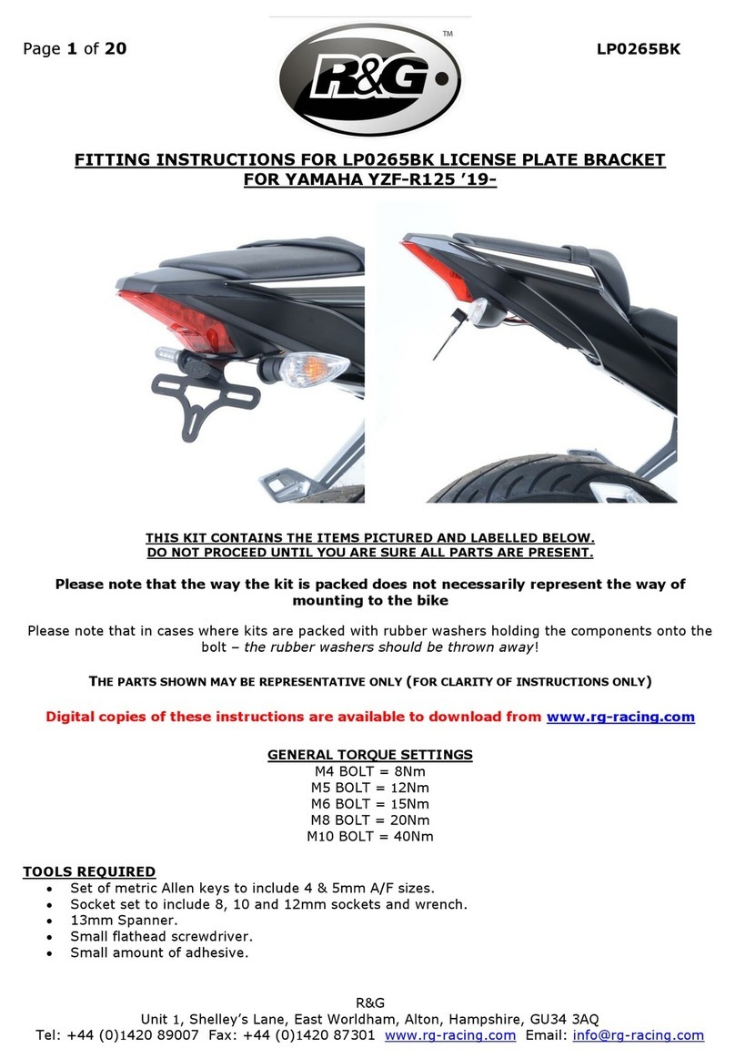 R&G LP0265BK User manual