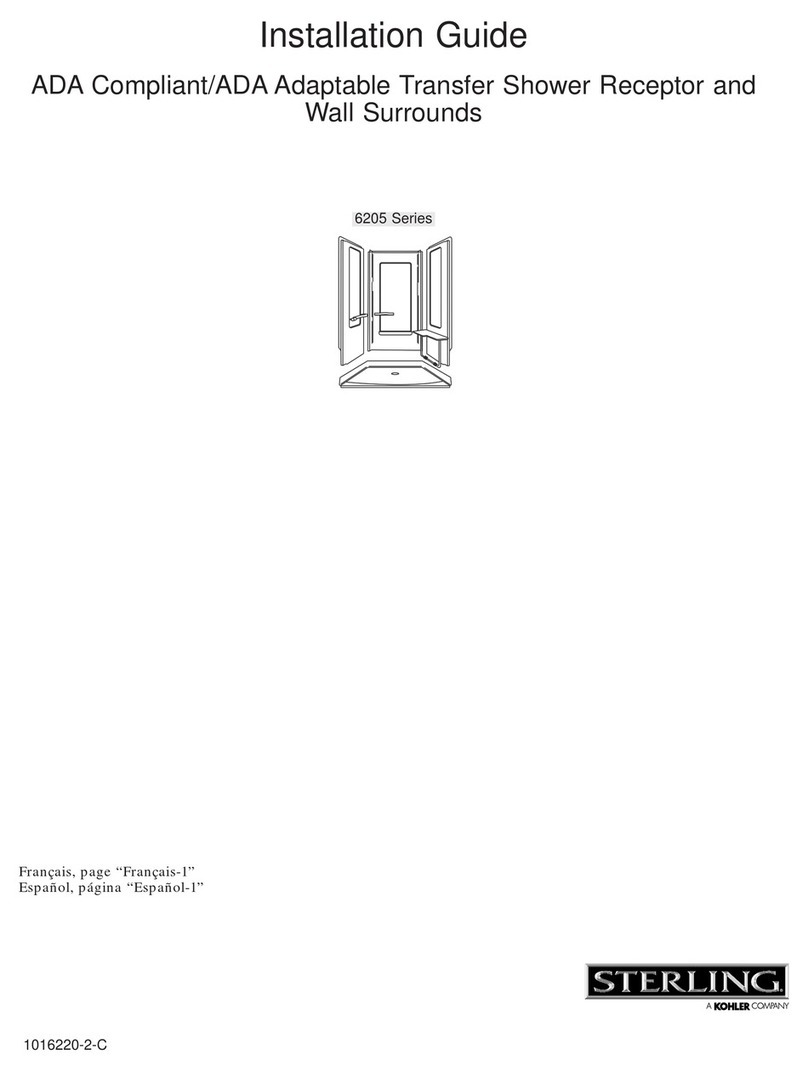 Kohler STERLING 6205 Series installation guide