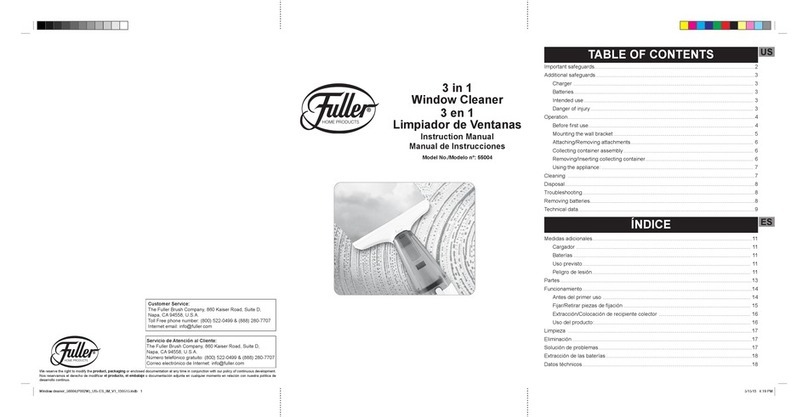 Fuller Brush 55004 instruction manual