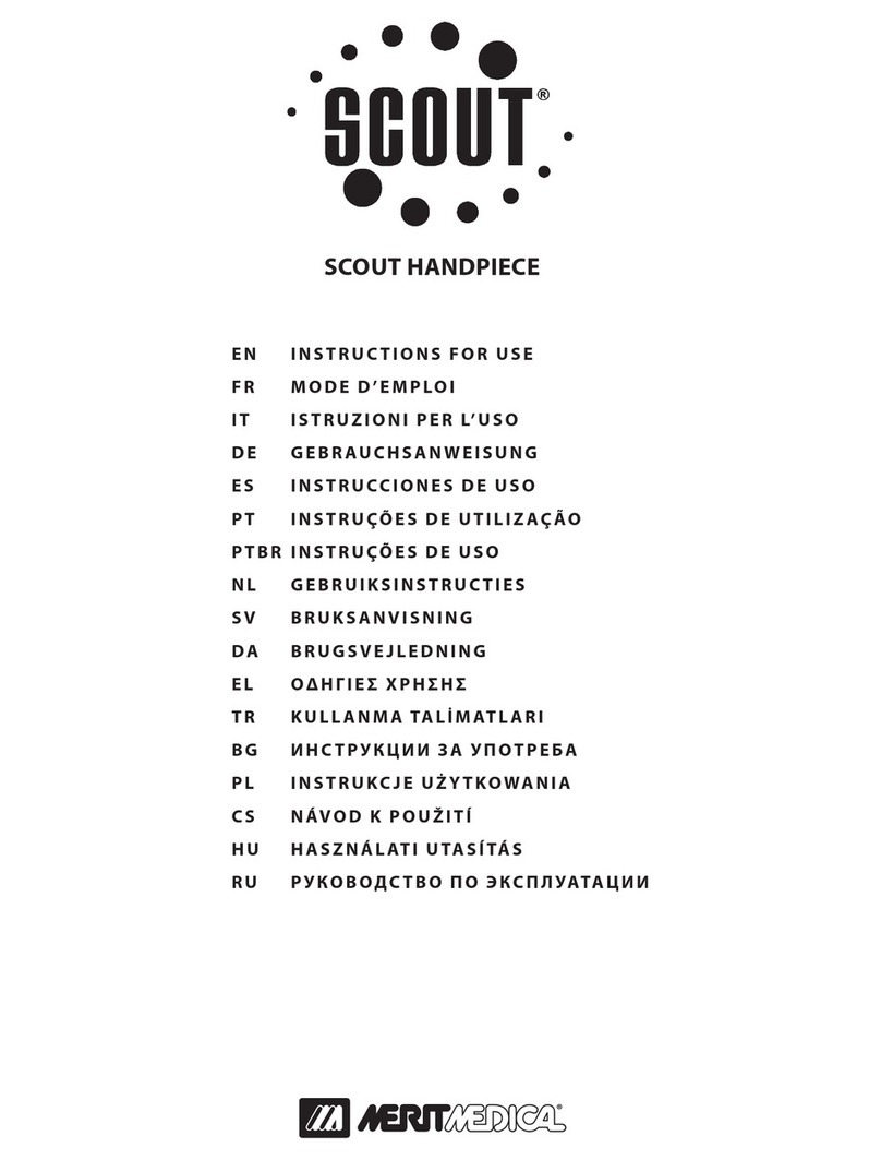 Merit Medical Scout Handpiece Instructions for use