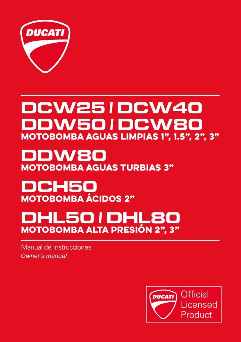 Ducati DCW25 owner's manual