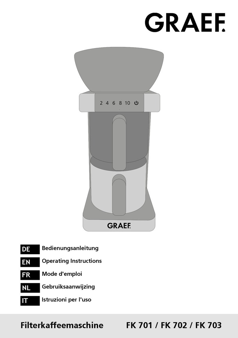 Graef FK 701 operating instructions